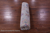 Grey Square Turkish Oushak Hand Knotted Wool Rug - 7' 9" X 8' 2" - Golden Nile