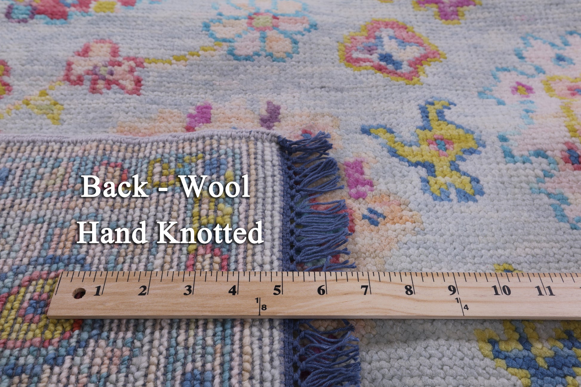 Grey Turkish Oushak Hand Knotted Wool Rug - 3' 10" X 5' 9" - Golden Nile