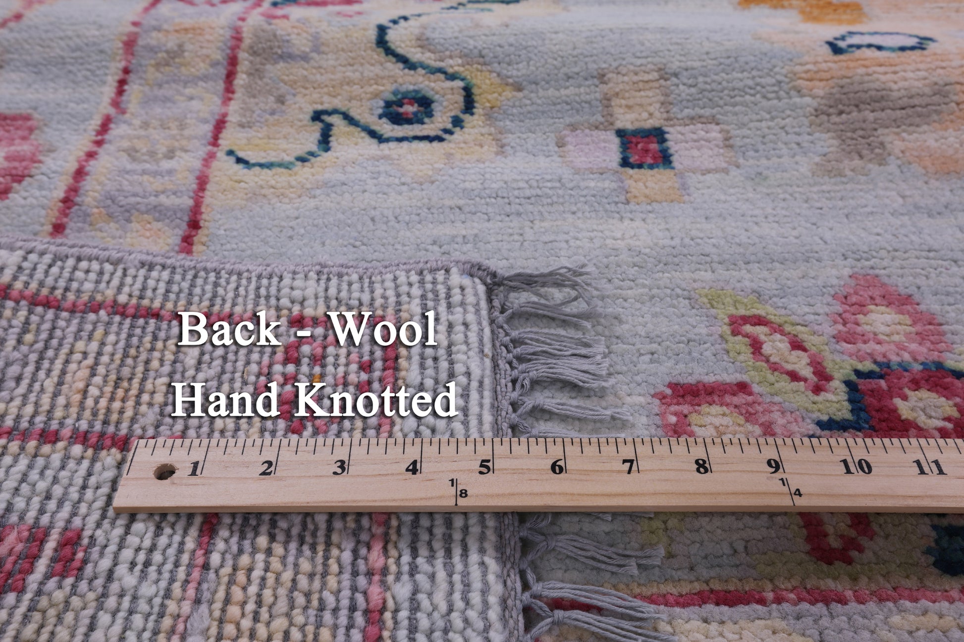 Grey Turkish Oushak Hand Knotted Wool Rug - 8' 2" X 10' 1" - Golden Nile