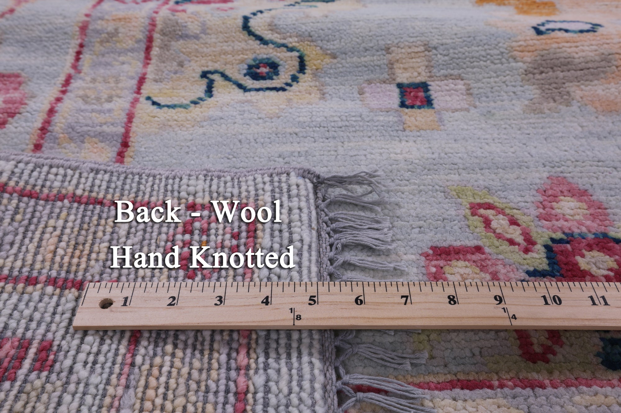 Grey Turkish Oushak Hand Knotted Wool Rug - 8' 2" X 10' 1" - Golden Nile