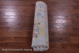 Grey Square Turkish Oushak Hand Knotted Wool Rug - 8' 0" X 8' 2" - Golden Nile