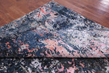 Abstract Contemporary Hand Knotted Wool & Silk Rug - 9' 1" X 12' 1" - Golden Nile
