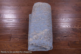 Round Abstract Contemporary Hand Knotted Wool & Silk Rug - 7' 11" X 8' 0" - Golden Nile