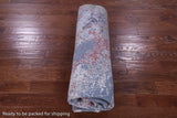 Abstract Contemporary Hand Knotted Wool & Silk Rug - 8' 1" X 10' 1" - Golden Nile