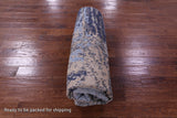 Round Abstract Contemporary Hand Knotted Wool & Silk Rug - 10' 0" X 10' 1" - Golden Nile