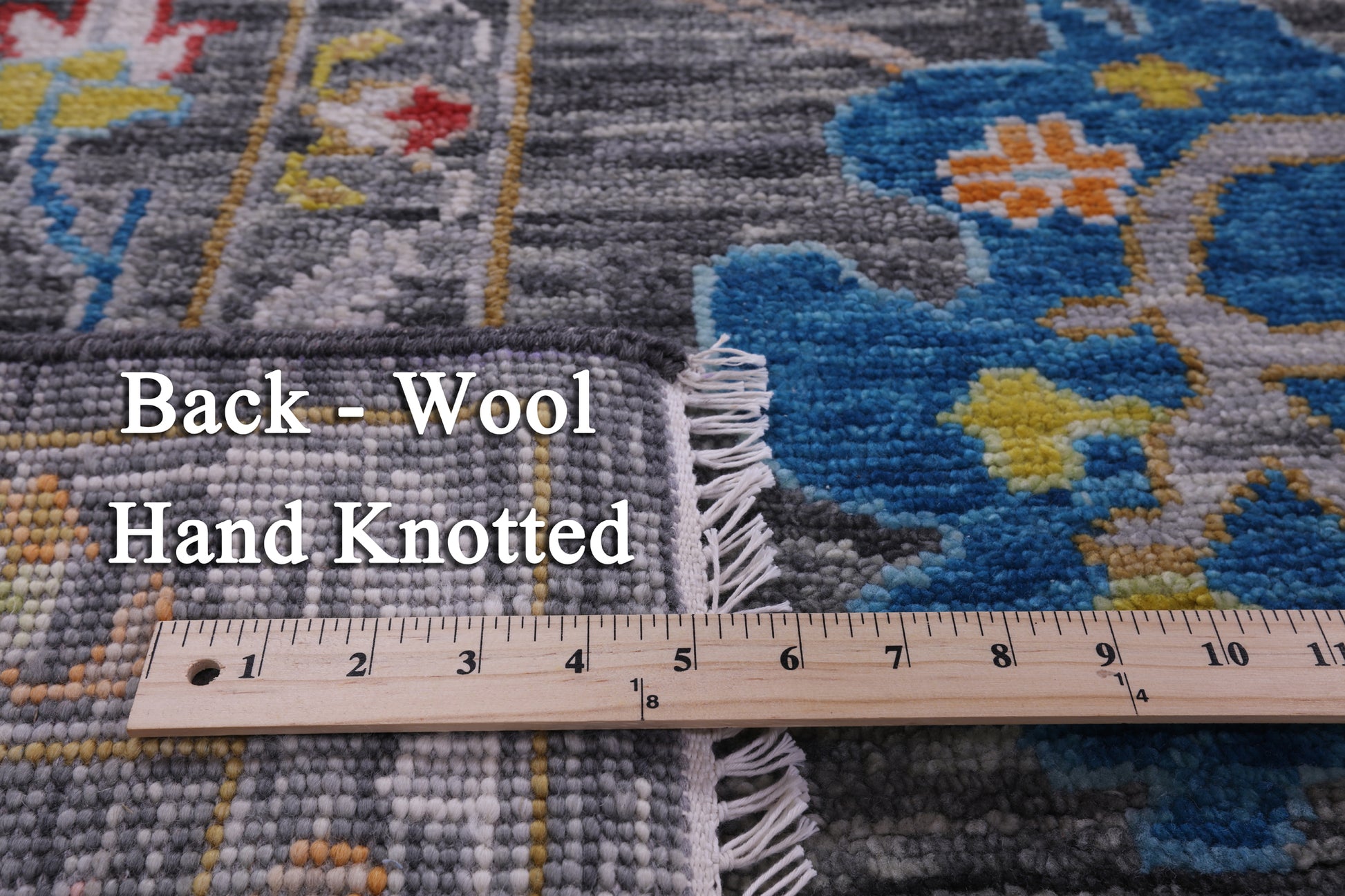 Grey Turkish Oushak Hand Knotted Wool Rug - 11' 11" X 15' 1" - Golden Nile