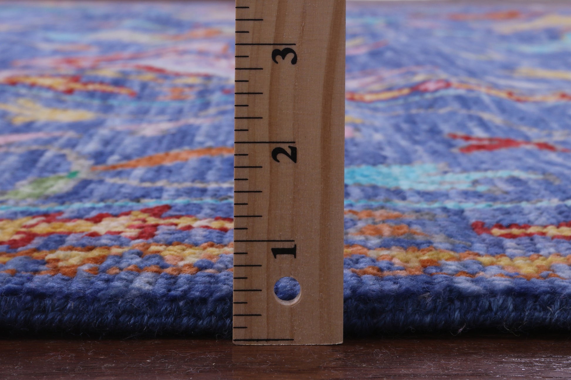 Blue Turkish Oushak Handmade Wool Rug - 12' 3" X 18' 1" - Golden Nile