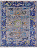 Grey Turkish Oushak Hand Knotted Wool Rug - 12' 1" X 15' 1" - Golden Nile