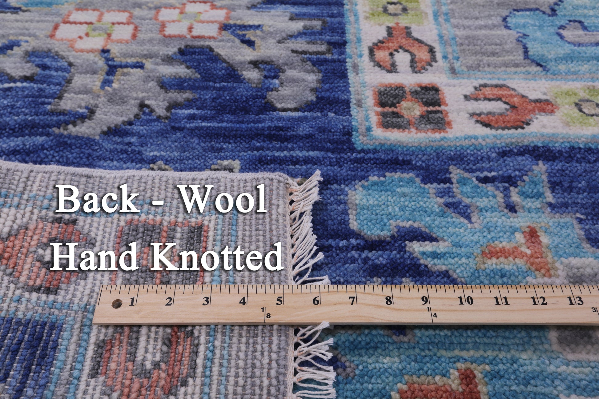 Grey Turkish Oushak Hand Knotted Wool Rug - 12' 1" X 15' 1" - Golden Nile
