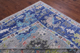 Grey Turkish Oushak Hand Knotted Wool Rug - 12' 1" X 15' 1" - Golden Nile