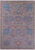 Grey Heriz Serapi Hand Knotted Wool Rug - 10' 1" X 14' 0" - Golden Nile