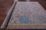 Grey Heriz Serapi Hand Knotted Wool Rug - 10' 1" X 14' 0" - Golden Nile