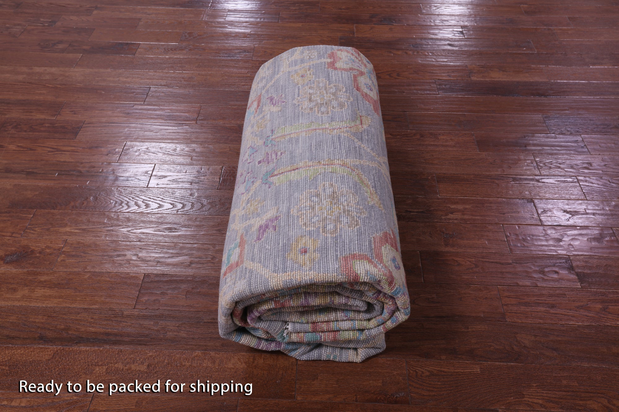 Grey Heriz Serapi Hand Knotted Wool Rug - 10' 1" X 14' 0" - Golden Nile