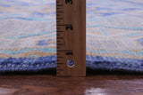 Blue Kazak Hand Knotted Wool Rug - 10' 1" X 13' 11" - Golden Nile