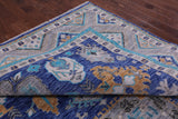 Blue Kazak Hand Knotted Wool Rug - 10' 1" X 13' 11" - Golden Nile