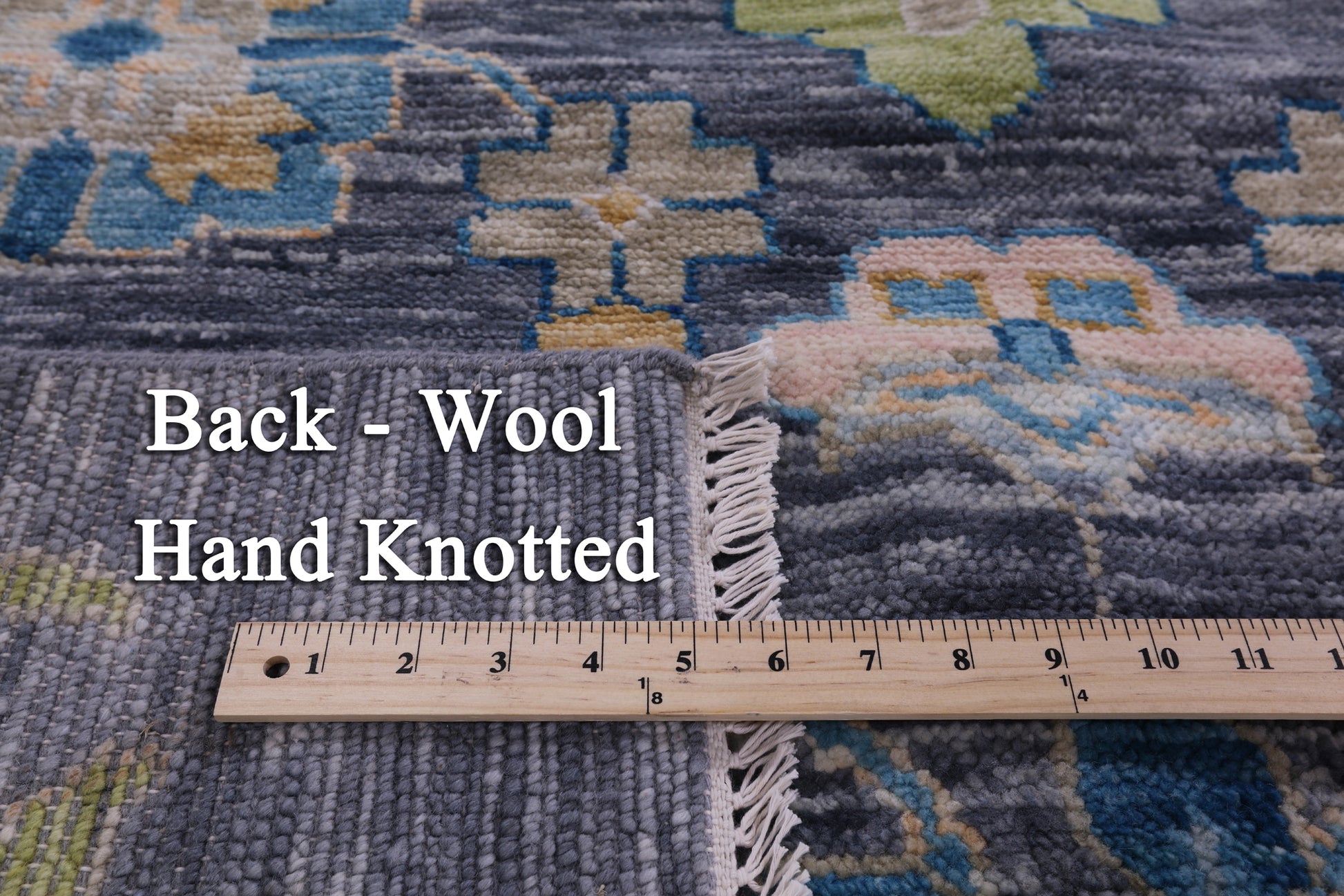 Grey Turkish Oushak Hand Knotted Wool Rug - 10' 1" X 14' 1" - Golden Nile