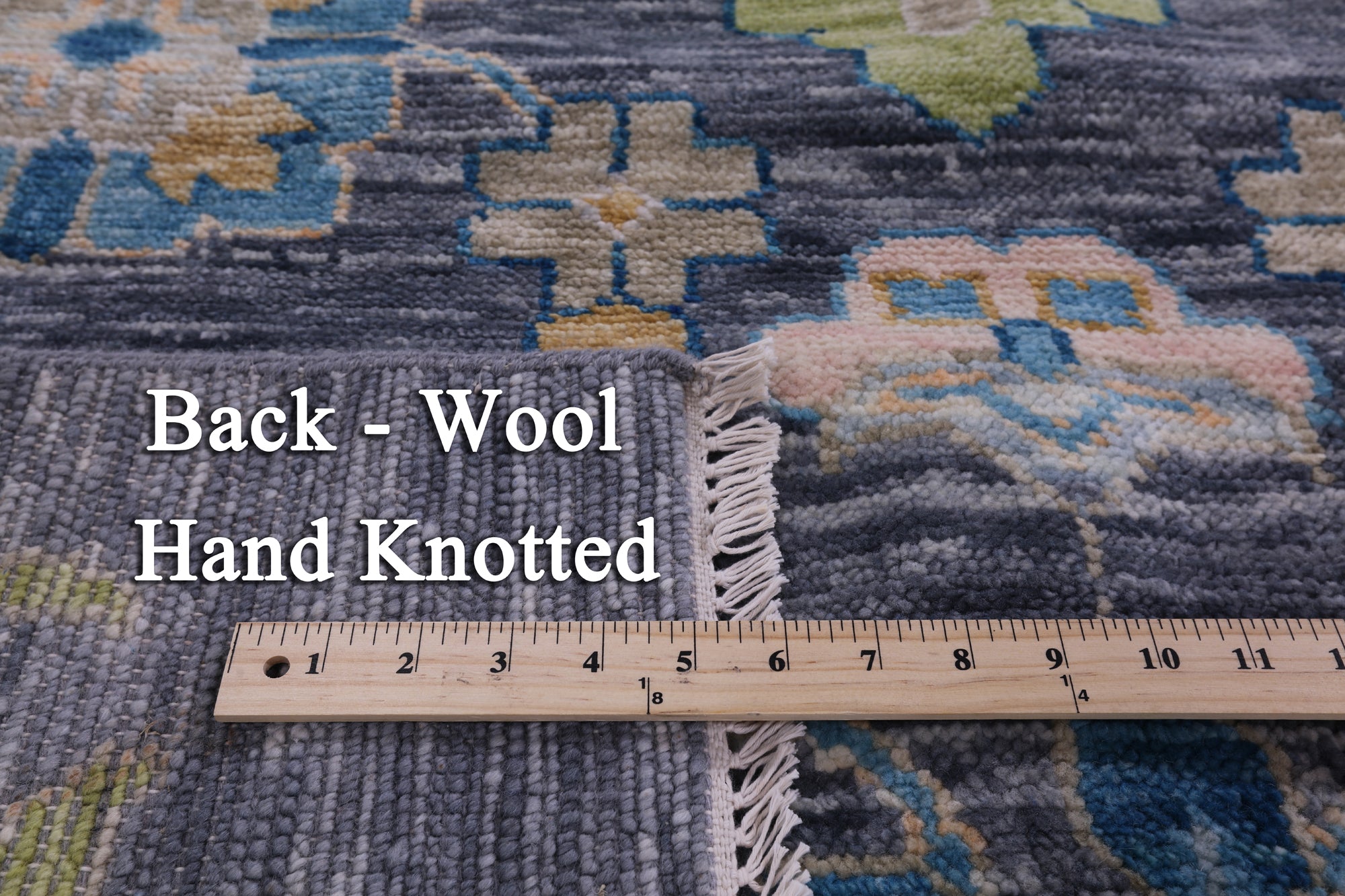 Grey Turkish Oushak Hand Knotted Wool Rug - 10' 1" X 14' 1" - Golden Nile