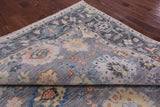 Grey Turkish Oushak Hand Knotted Wool Rug - 10' 2" X 13' 11" - Golden Nile