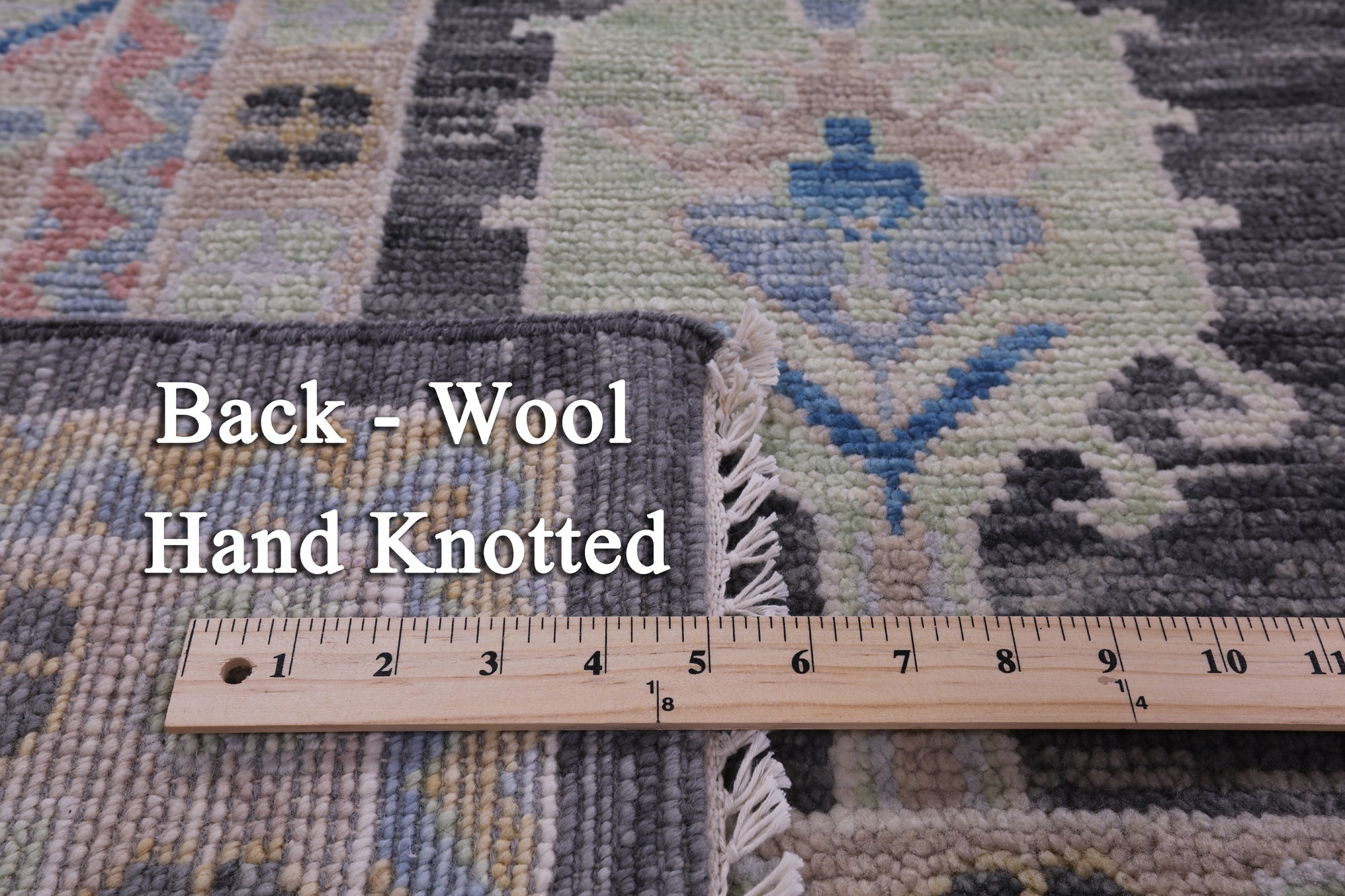 Grey Kazak Handmade Wool Rug - 10' 0" X 14' 0" - Golden Nile