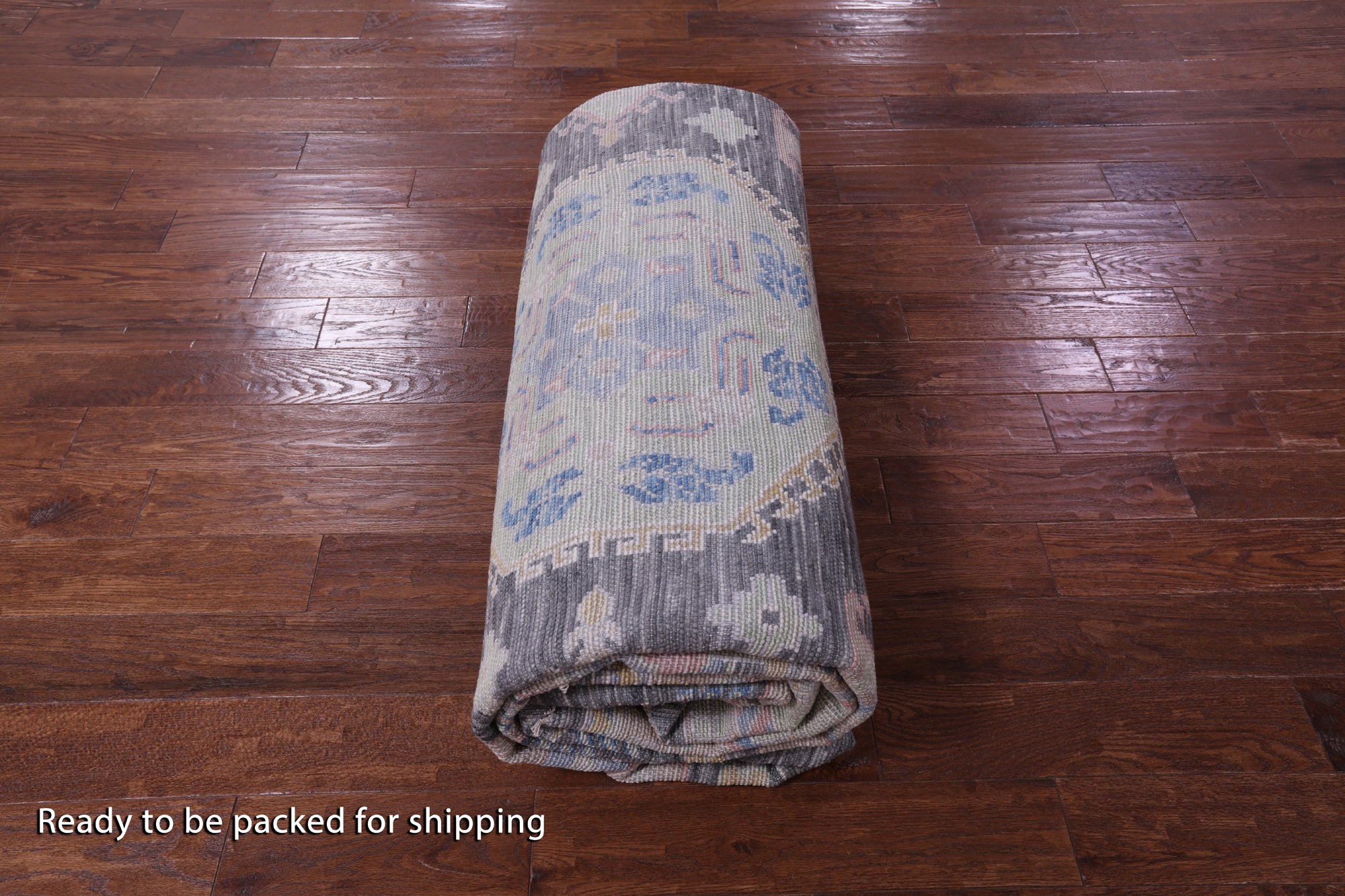 Grey Kazak Handmade Wool Rug - 10' 0" X 14' 0" - Golden Nile