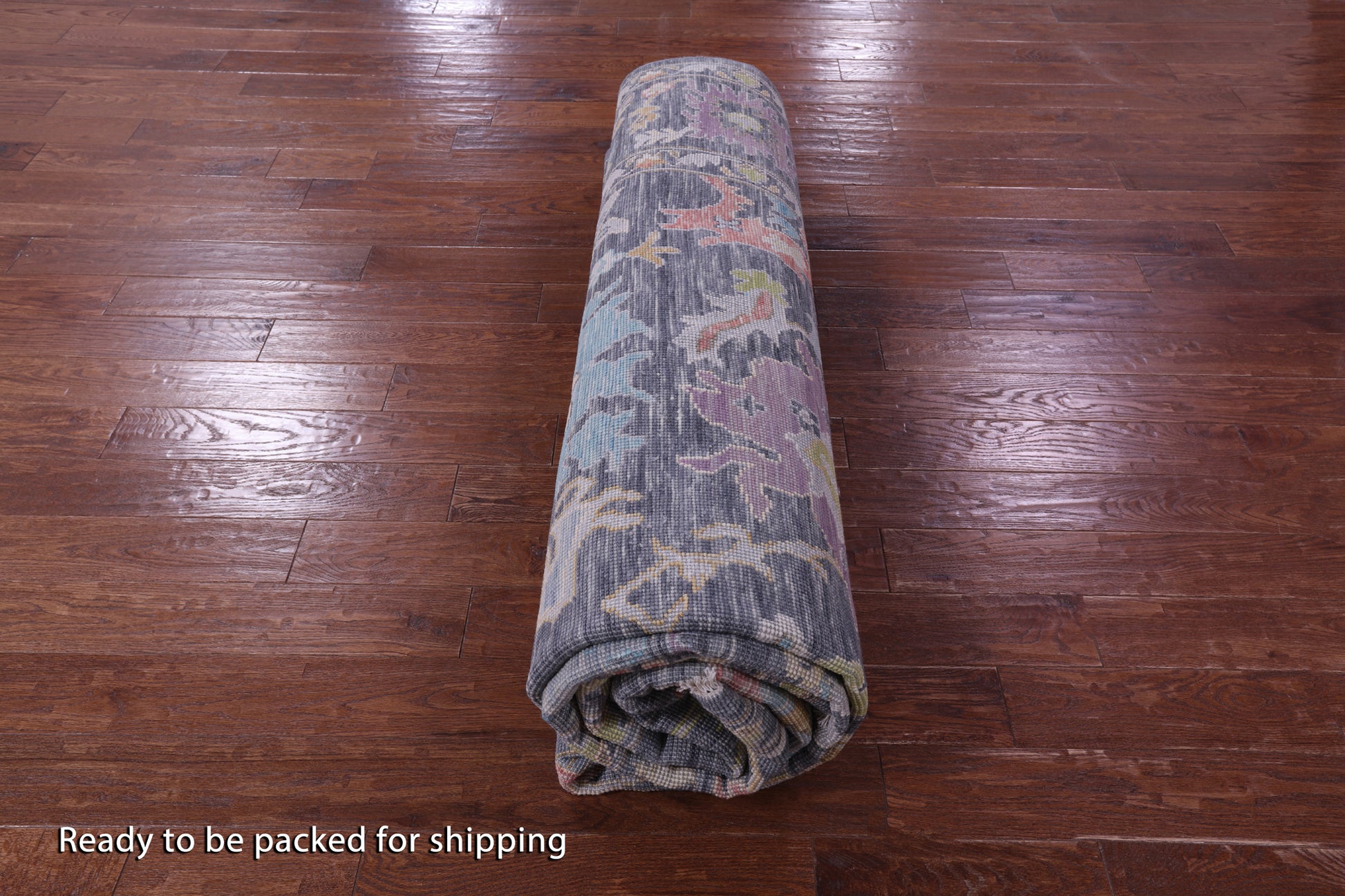 Grey Turkish Oushak Handmade Wool Rug - 9' 10" X 14' 0" - Golden Nile