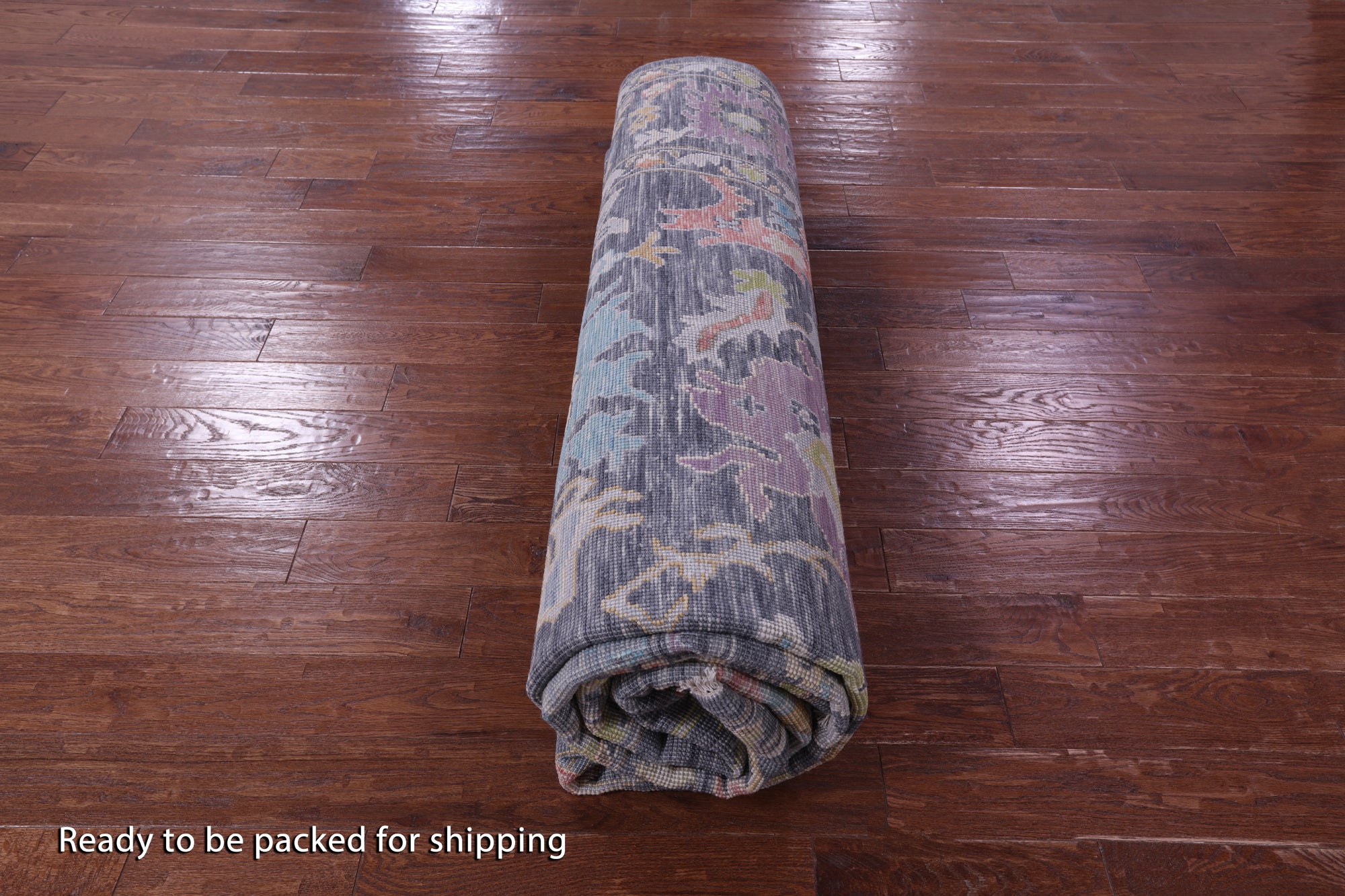 Grey Turkish Oushak Handmade Wool Rug - 9' 10" X 14' 0" - Golden Nile