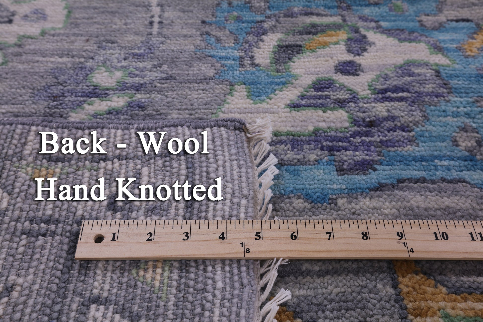 Grey Persian Tabriz Hand Knotted Wool Rug - 10' 0" X 13' 9" - Golden Nile