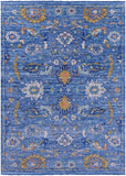 Blue Persian Tabriz Hand Knotted Wool Rug - 10' 2" X 13' 9" - Golden Nile