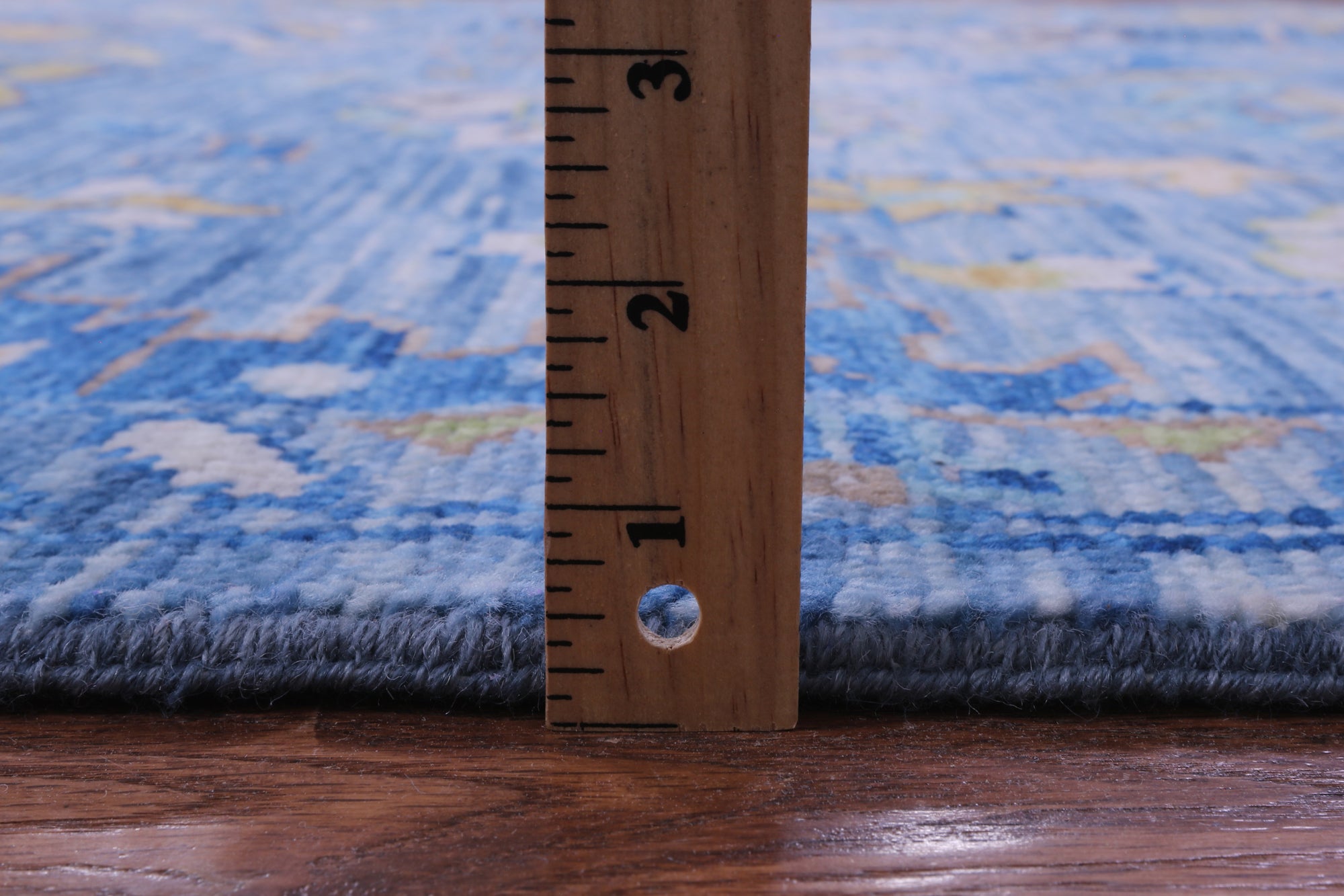 Blue Persian Tabriz Hand Knotted Wool Rug - 10' 2" X 13' 9" - Golden Nile