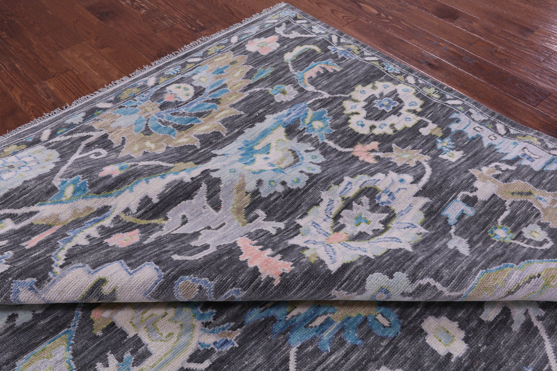 Grey Persian Tabriz Hand Knotted Wool Rug - 10' 3" X 13' 11" - Golden Nile