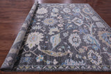 Grey Persian Tabriz Hand Knotted Wool Rug - 10' 3" X 13' 11" - Golden Nile