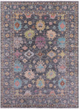 Grey Turkish Oushak Hand Knotted Wool Rug - 10' 3" X 13' 10" - Golden Nile