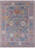 Grey Turkish Oushak Hand Knotted Wool Rug - 10' 2" X 13' 9" - Golden Nile