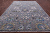 Grey Persian Tabriz Hand Knotted Wool Rug - 10' 4" X 13' 6" - Golden Nile