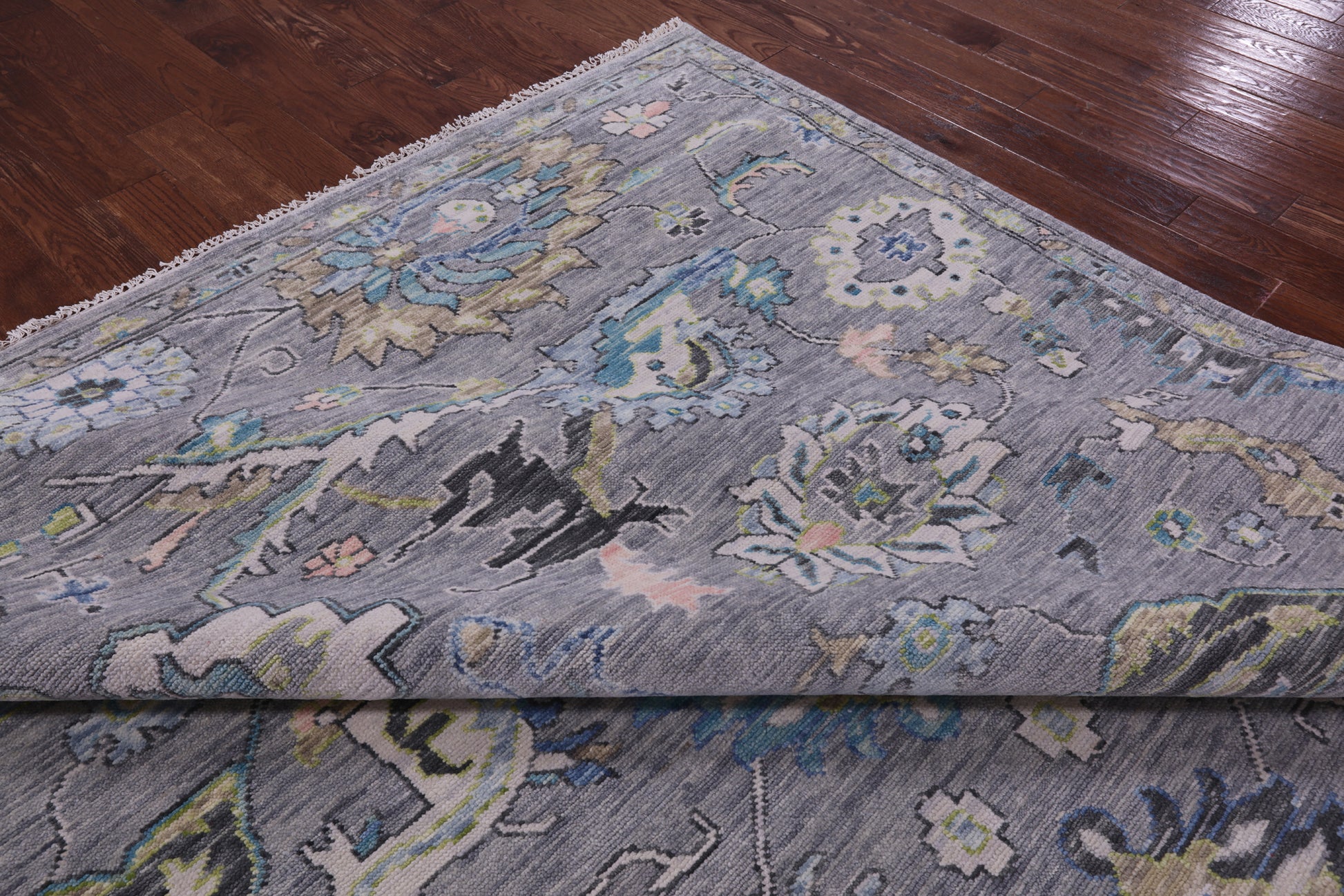Grey Persian Tabriz Hand Knotted Wool Rug - 10' 4" X 13' 6" - Golden Nile