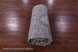 Grey Persian Tabriz Hand Knotted Wool Rug - 10' 4" X 13' 6" - Golden Nile