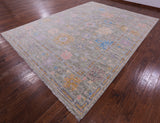 Turkish Oushak Hand Knotted Wool Rug - 10' 2" X 13' 11" - Golden Nile