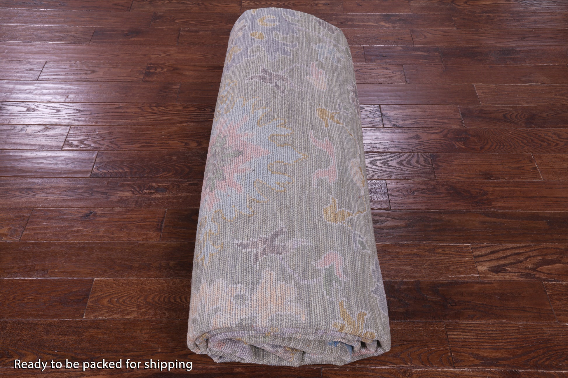 Turkish Oushak Hand Knotted Wool Rug - 10' 2" X 13' 11" - Golden Nile