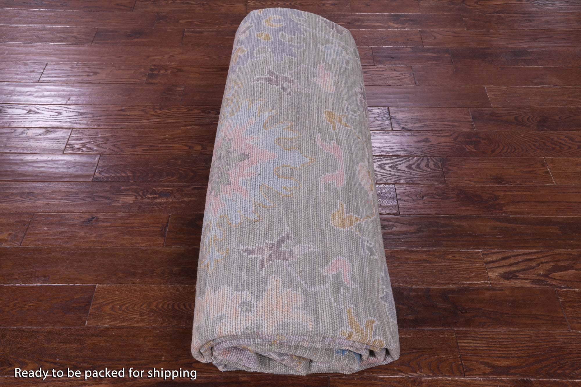 Turkish Oushak Hand Knotted Wool Rug - 10' 2" X 13' 11" - Golden Nile