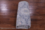 Grey Turkish Oushak Hand Knotted Wool Rug - 10' 3" X 13' 10" - Golden Nile