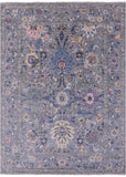 Grey Turkish Oushak Hand Knotted Wool Rug - 10' 3" X 13' 10" - Golden Nile