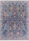 Grey Turkish Oushak Hand Knotted Wool Rug - 10' 1" X 13' 9" - Golden Nile