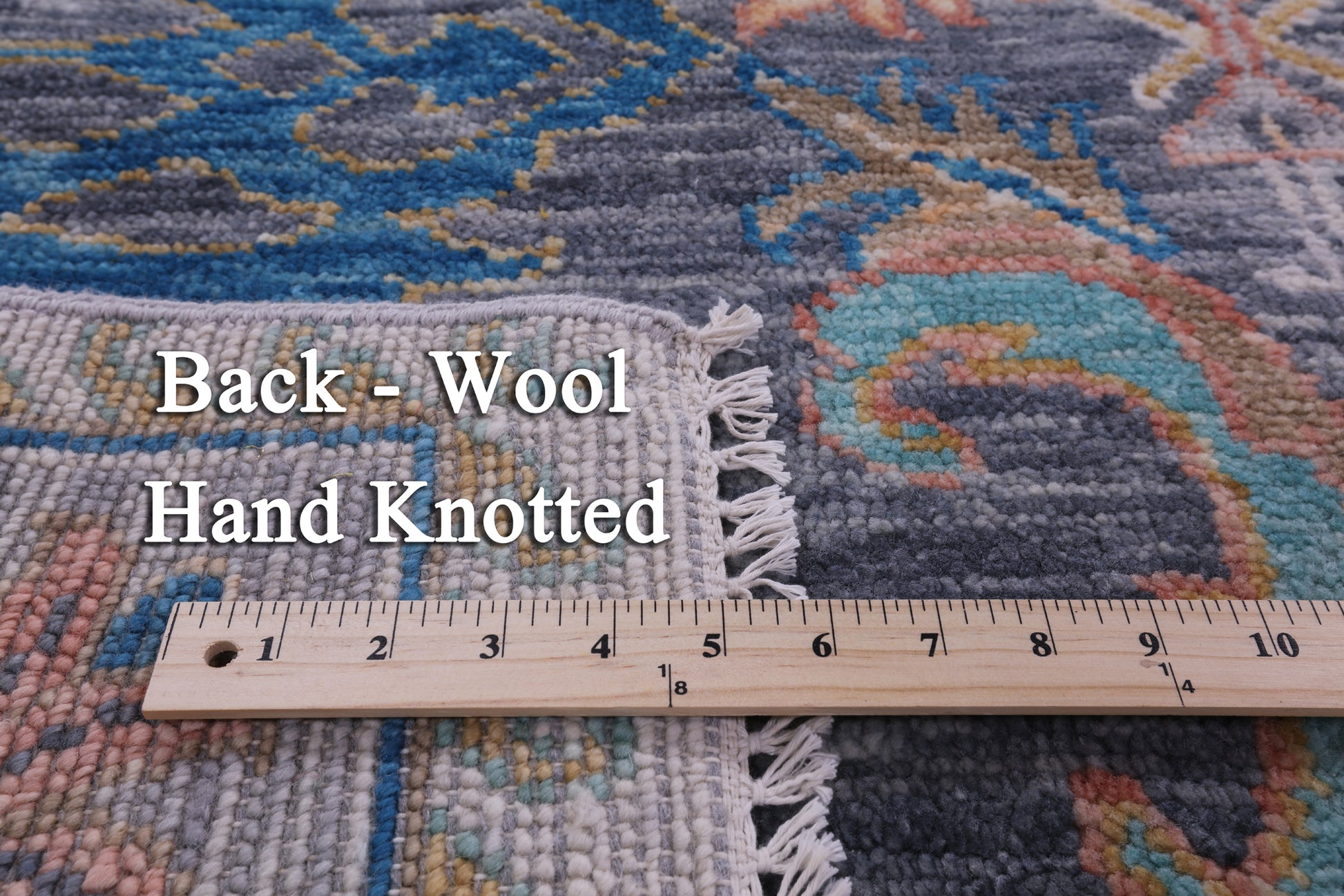 Grey Turkish Oushak Hand Knotted Wool Rug - 10' 1" X 13' 9" - Golden Nile