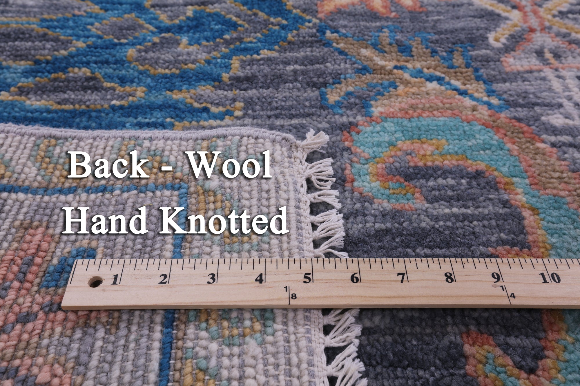 Grey Turkish Oushak Hand Knotted Wool Rug - 10' 1" X 13' 9" - Golden Nile