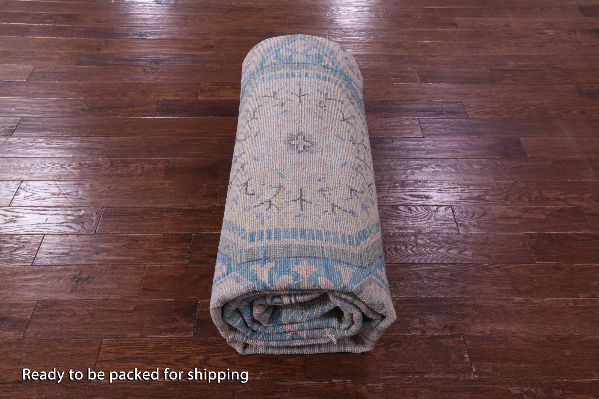 Grey Geometric Persian Mamluk Hand Knotted Wool Rug - 10' 2" X 14' 1" - Golden Nile