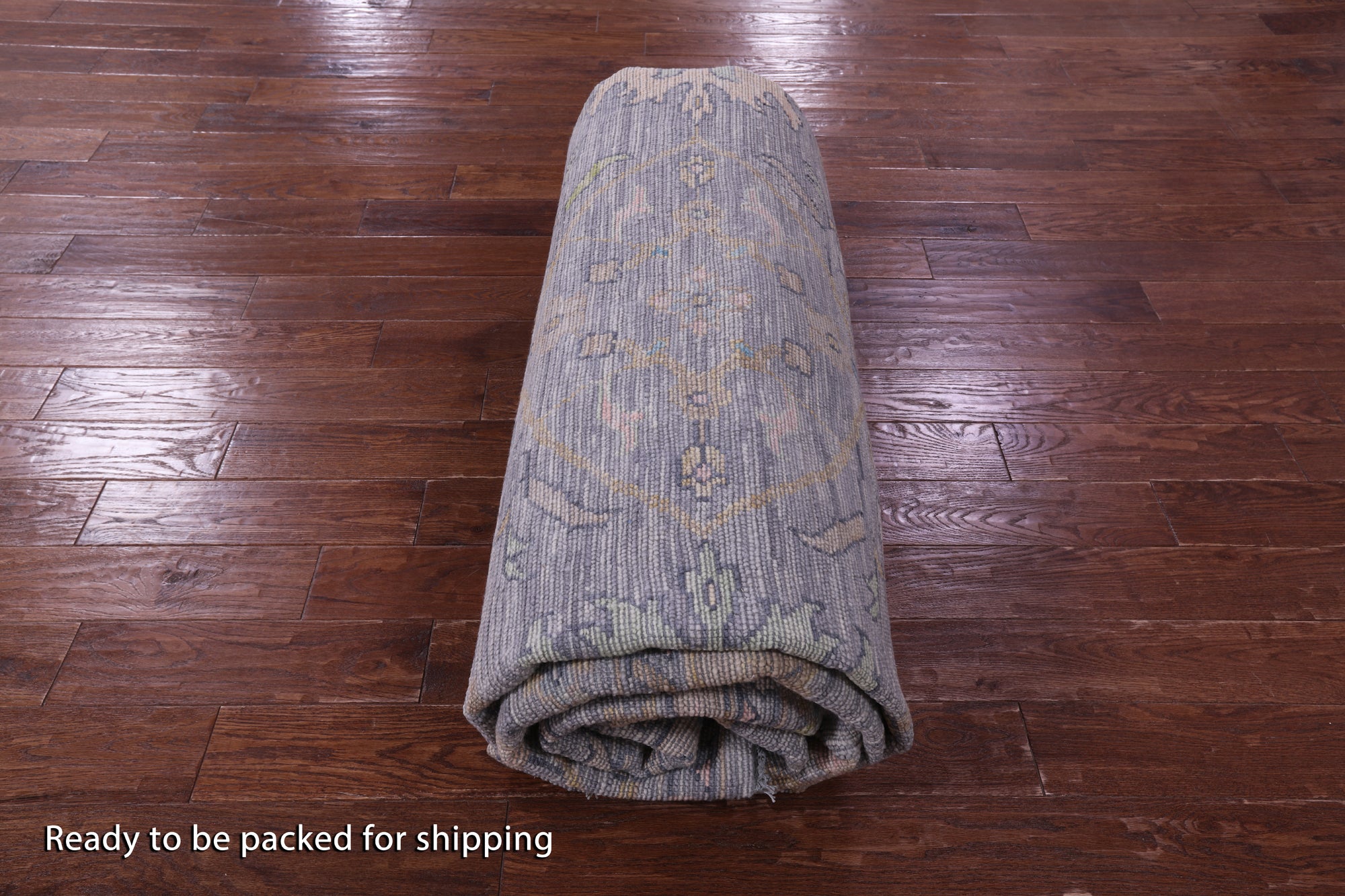 Grey Persian Tabriz Hand Knotted Wool Rug - 10' 3" X 14' 5" - Golden Nile