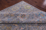 Grey Persian Tabriz Hand Knotted Wool Rug - 10' 3" X 14' 5" - Golden Nile