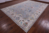Grey Persian Tabriz Hand Knotted Wool Rug - 10' 1" X 14' 7" - Golden Nile