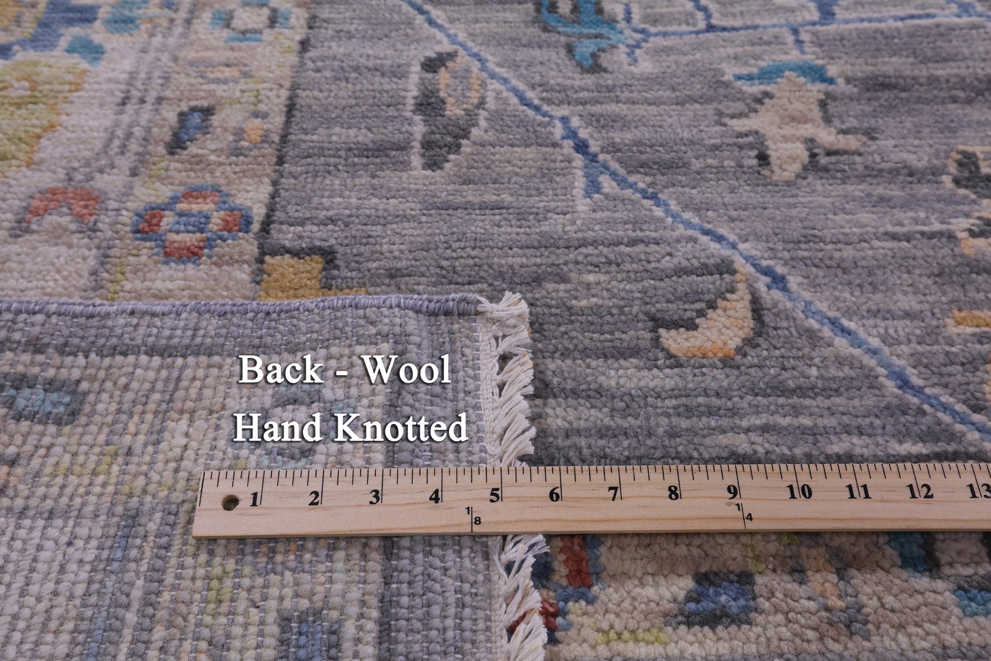 Grey Persian Tabriz Hand Knotted Wool Rug - 10' 1" X 14' 7" - Golden Nile