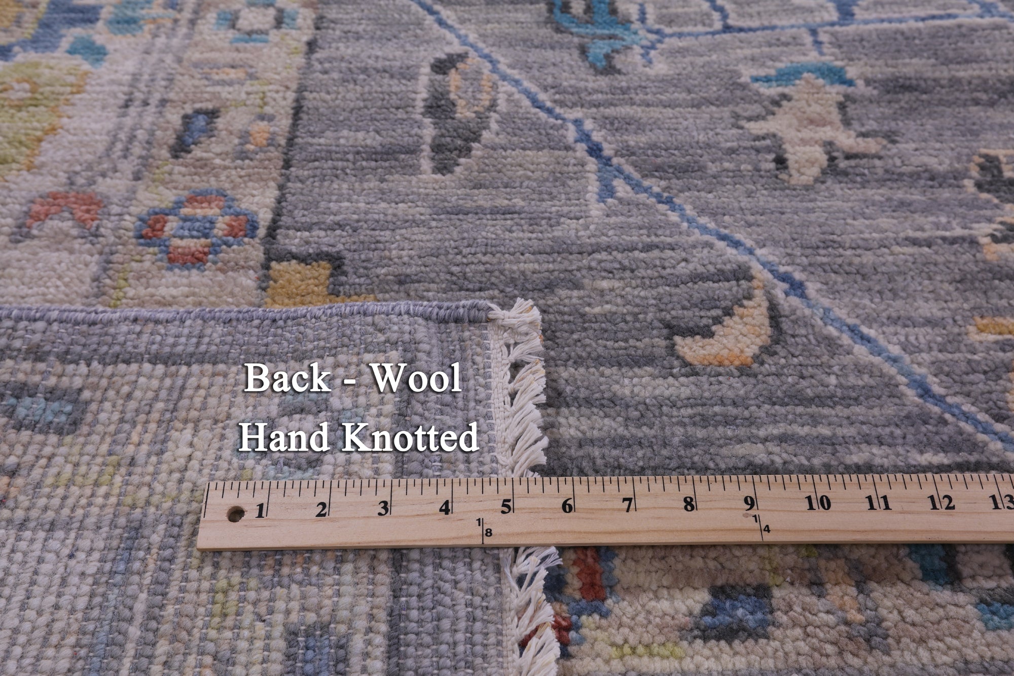 Grey Persian Tabriz Hand Knotted Wool Rug - 10' 1" X 14' 7" - Golden Nile